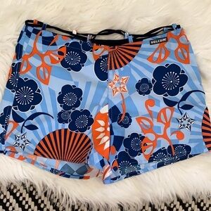 Y2K Vintage Volcom blue swim/board shorts